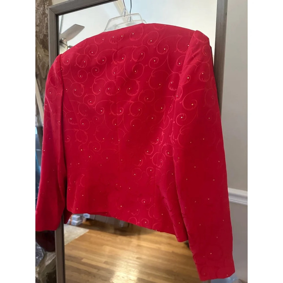 Um Collections Sparky Blazer Size 4 Pink Vintage - Picture 5 of 5